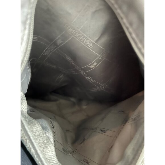 Longchamp Gray Nylon Crossbody Bag With Adjustable Strap & Zipper Closure - Picture 8 of 10